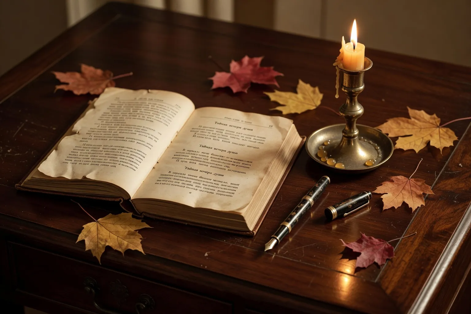 Manuscrit symboliste russe, &eacute;criture po&eacute;tique du d&eacute;but du XXe si&egrave;cle