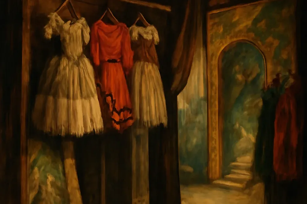 Costume de sc&egrave;ne stylis&eacute; inspir&eacute; des vases grecs antiques pour L'Apr&egrave;s-midi d'un faune, cr&eacute;ation de L&eacute;on Bakst pour Vaslav Nijinski