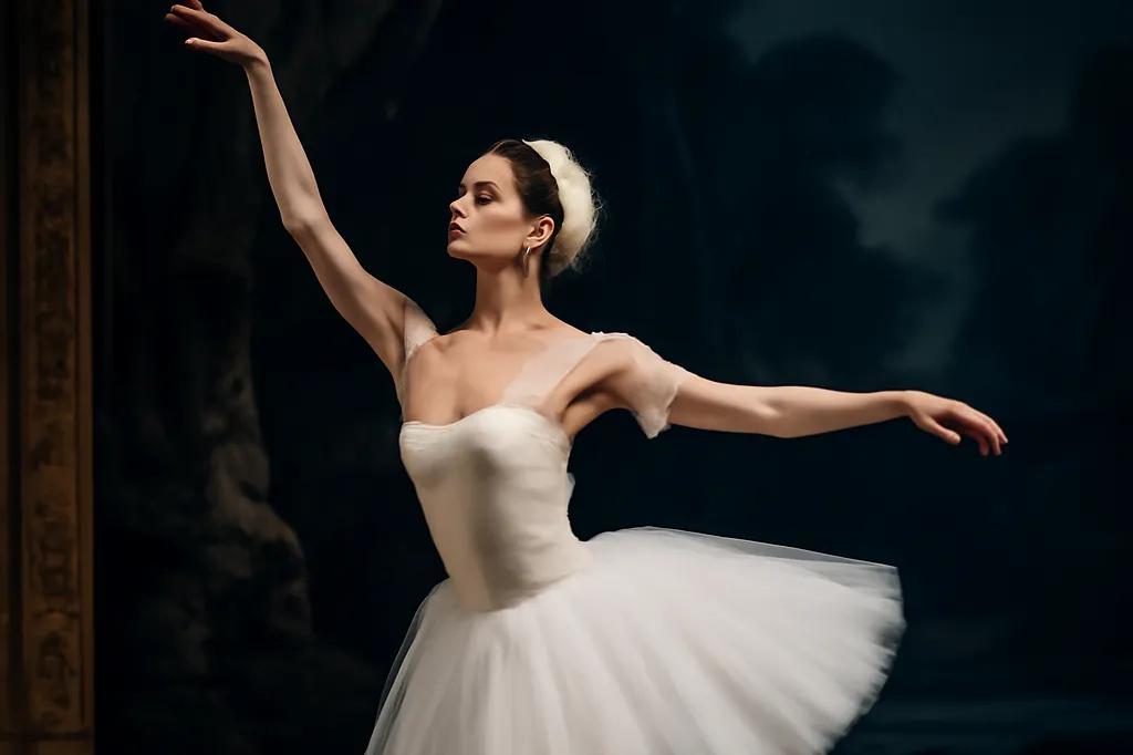 Sc&egrave;ne de ballet classique au th&eacute;&acirc;tre Mariinski