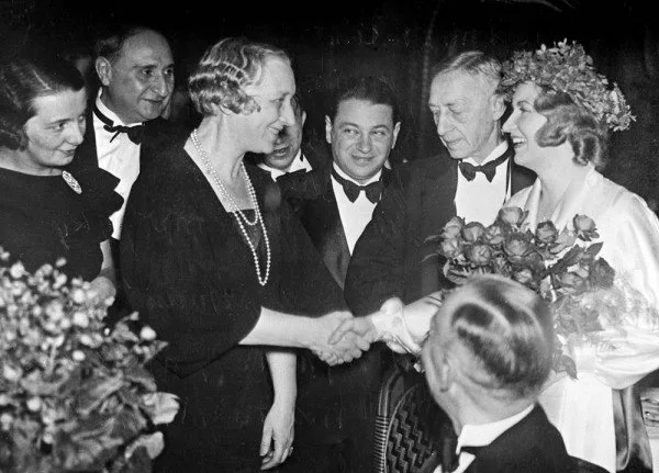 Ivan Bounine lors de la cérémonie du prix Nobel de littérature à Stockholm en décembre 1933