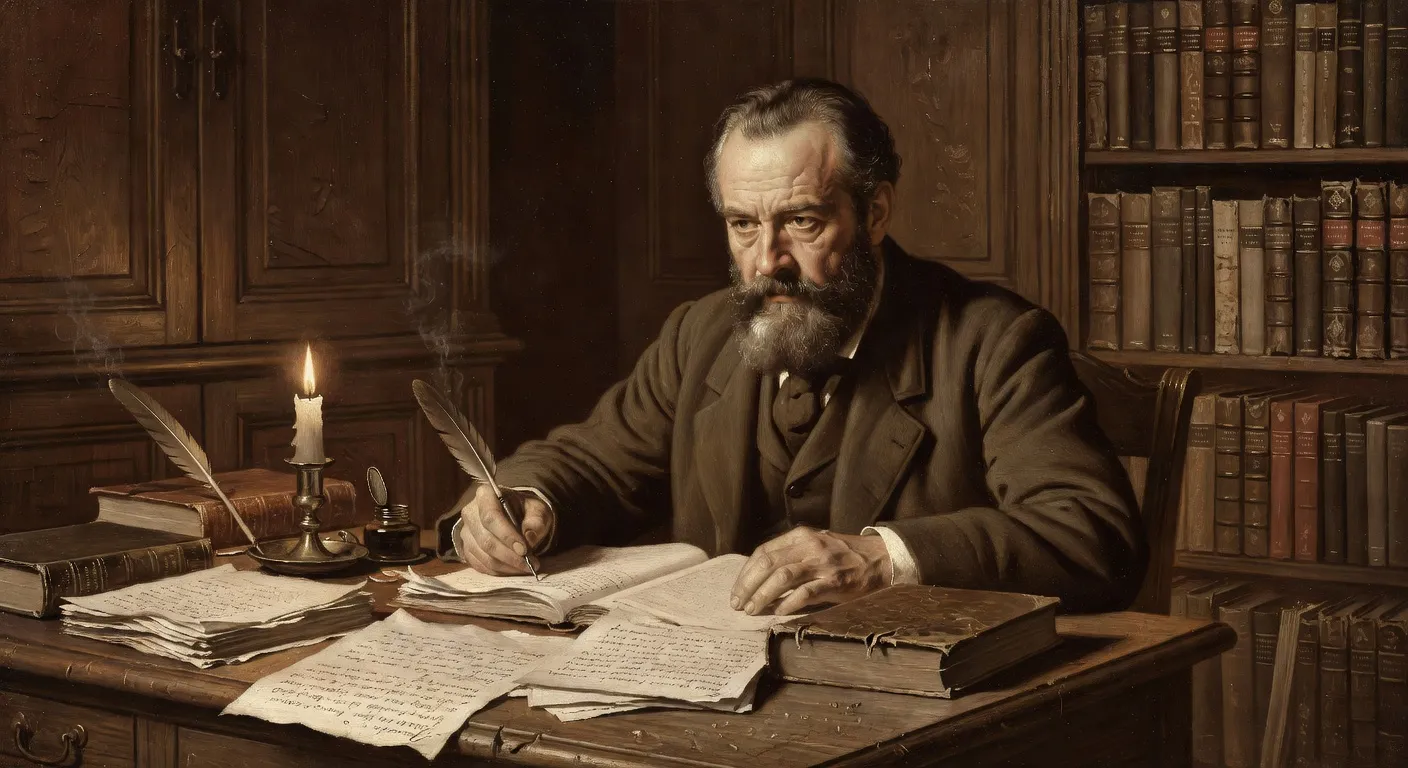 Fiodor Dosto&iuml;evski, auteur des D&eacute;mons (1872), roman politique majeur de la litt&eacute;rature russe