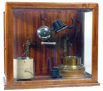 R&eacute;cepteur d'ondes &eacute;lectromagn&eacute;tiques construit par Alexandre Popov en 1895