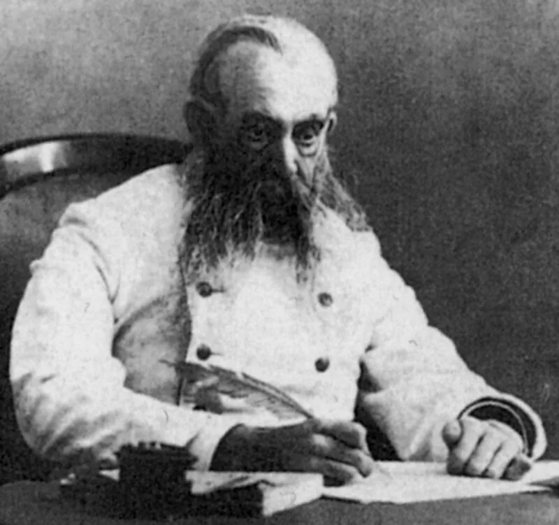 Stanislavski dans le r&ocirc;le du g&eacute;n&eacute;ral Krutitski dans Assez de stupidit&eacute; pour chaque sage d'Ostrovski, 1910