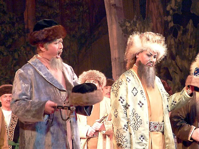 Sc&egrave;ne du ballet Le Lac des cygnes de Tcha&iuml;kovski au th&eacute;&acirc;tre Bolcho&iuml;