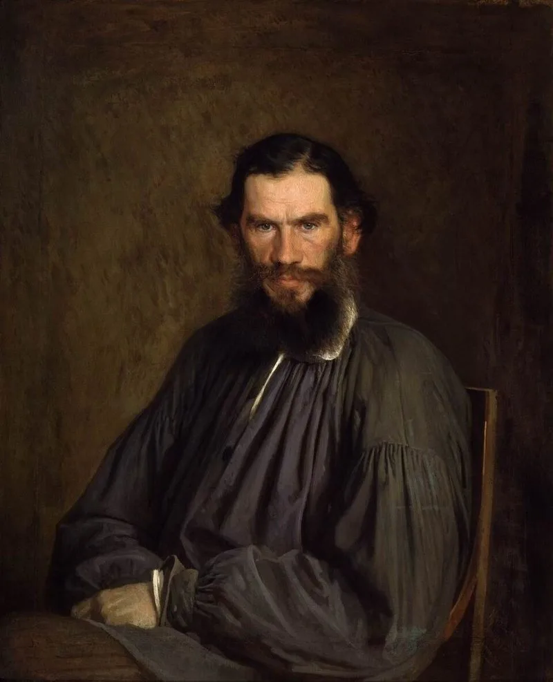 Portrait de L&eacute;on Tolsto&iuml;, romancier russe