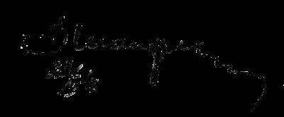 Signature de Zossima Chachkov, 1946