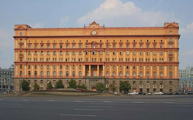 B&acirc;timent de la Loubianka &agrave; Moscou, si&egrave;ge de la Tch&eacute;ka puis du KGB