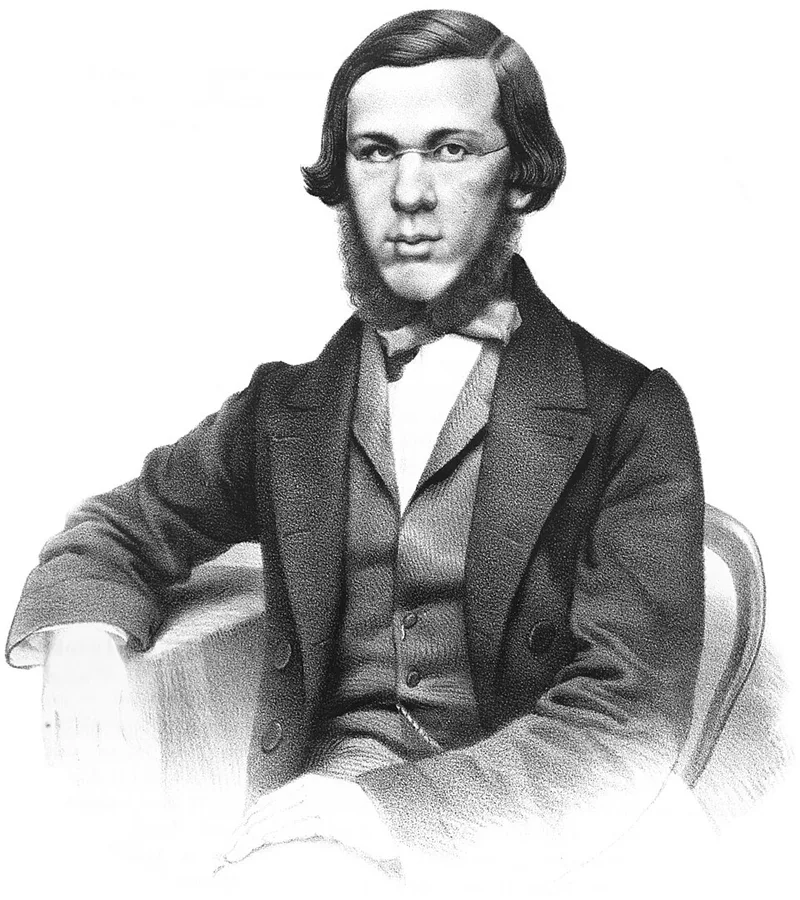Portrait de Nikola&iuml; Dobrolioubov, critique litt&eacute;raire russe