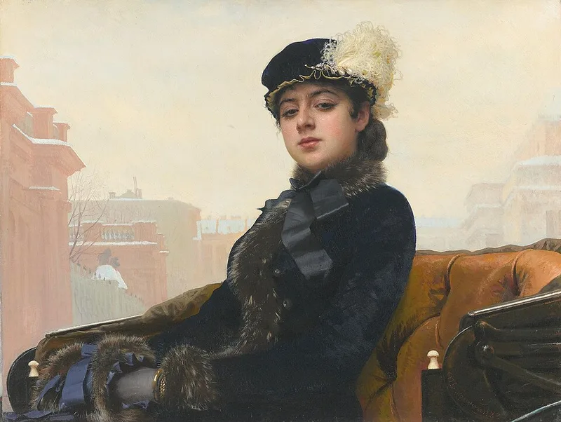 L'Inconnue par Ivan Kramsko&iuml; (1883), Galerie Tretiakov