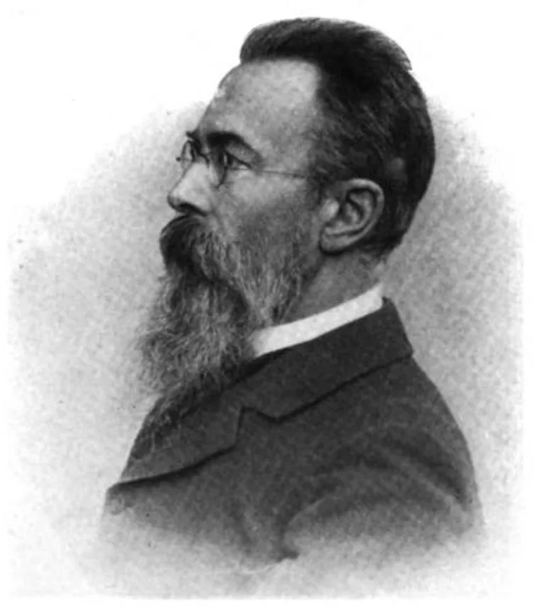 Portrait de Nikola&iuml; Rimski-Korsakov, compositeur russe