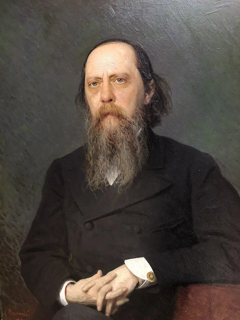 Portrait de Mikha&iuml;l Saltykov-Chtchedrine, &eacute;crivain satiriste russe